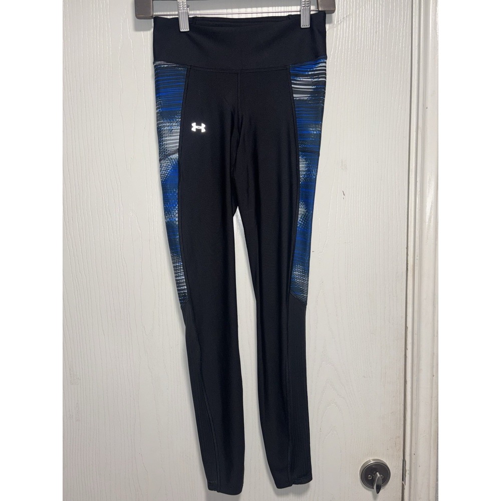 Under Armour Run Anywhere Tight Pants Womens Small Black Fitness Yoga‎ Leggings